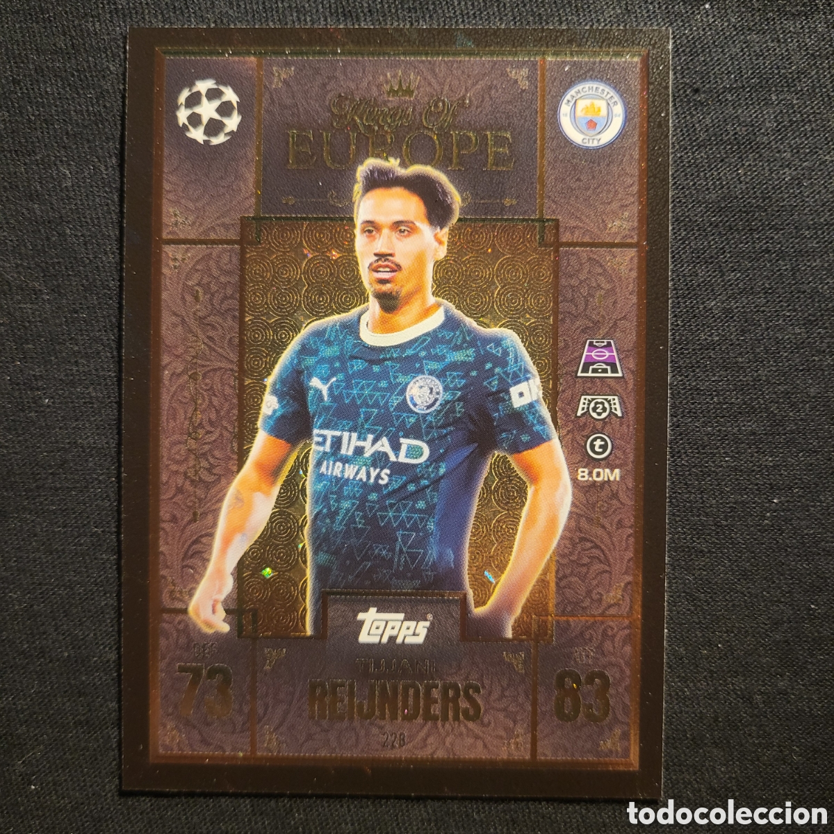 Trading cards: 228 Tijjani Reijnders Kings of Europe / Match Attax Extra 2025