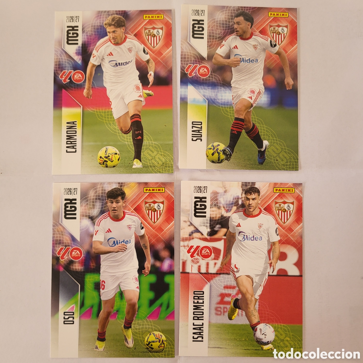 Trading cards: [LOTE] 4x Sevilla CF / Megacracks 2026