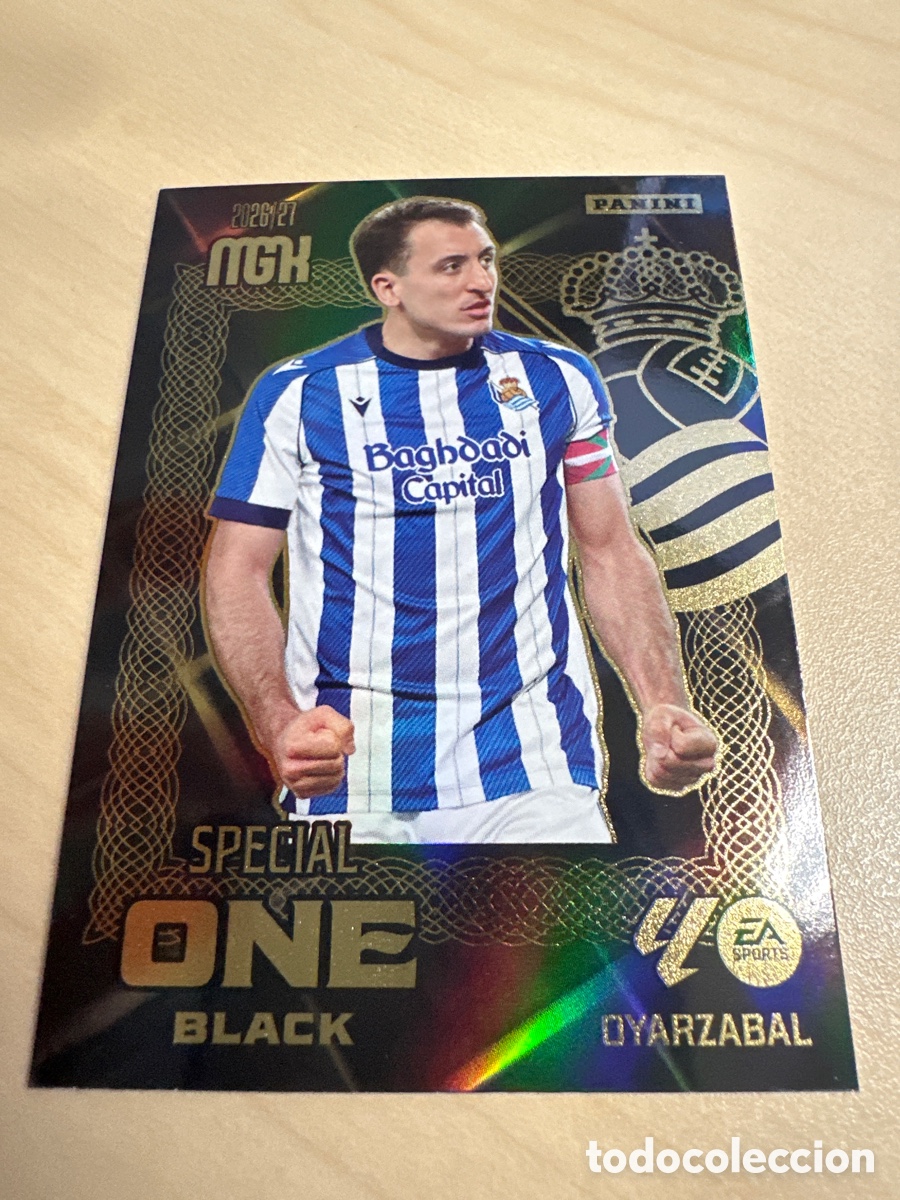 Trading cards: OYARZABAL REAL SOCIEDAD SPECIAL ONE BLACK MEGACRACKS 2026/27 26-27 26 27 MGK PANINI
