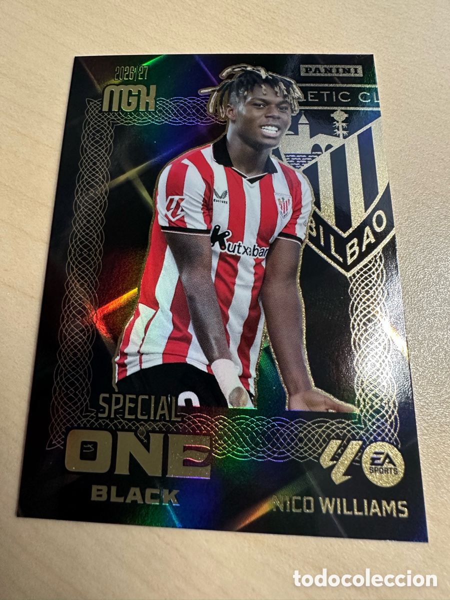 Trading cards: NICO WILLIAMS ATHLETIC CLUB SPECIAL ONE BLACK MEGACRACKS 2026/27 26-27 26 27 MGK PANINI