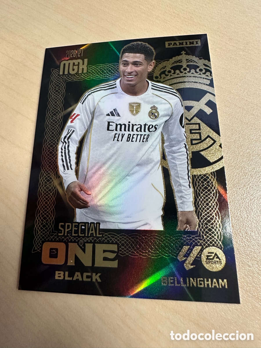 Trading cards: BELLINGHAM REAL MADRID SPECIAL ONE BLACK MEGACRACKS 2026/27 26-27 26 27 MGK PANINI