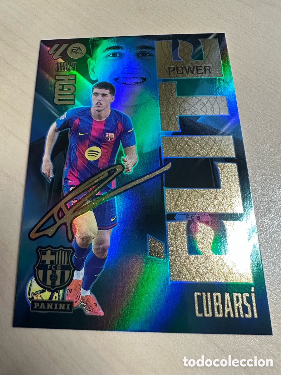 Trading cards: CUBARSI FC BARCELONA ELITE POWER 515P MEGACRACKS 2026/27 26-27 26 27 MGK PANINI