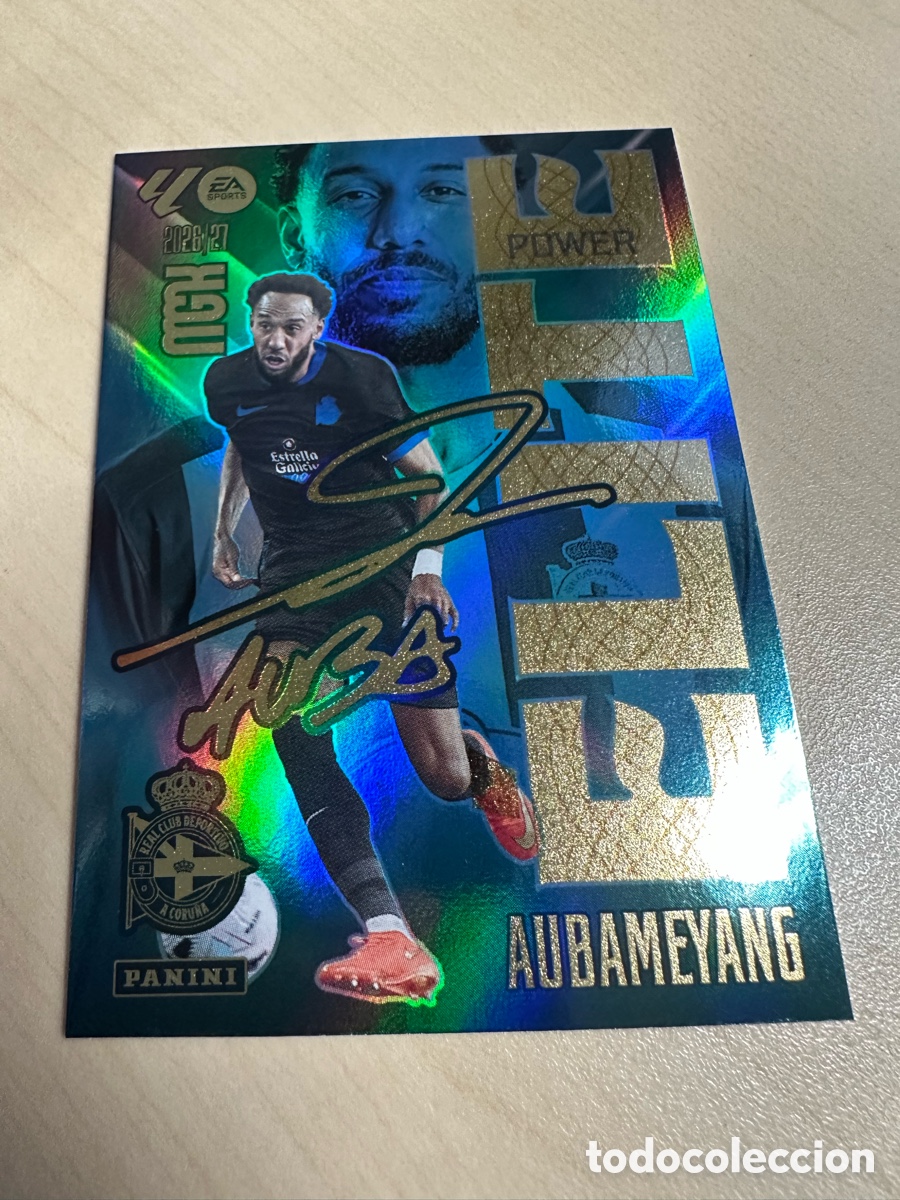 Trading cards: AUBAMEYANG DEPORTIVO ELITE POWER 514P MEGACRACKS 2026/27 26-27 26 27 MGK PANINI