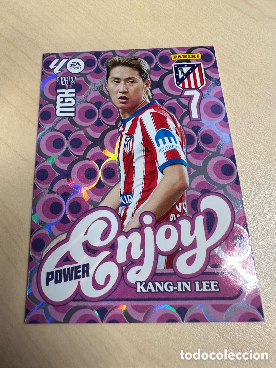 Trading cards: KANG-IN LEE AT MADRID ENJOY POWER 519P MEGACRACKS 2026/27 26-27 26 27 MGK PANINI