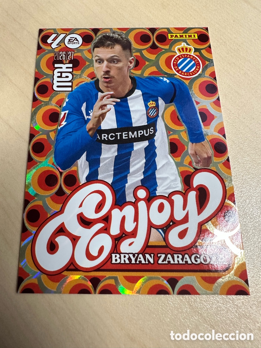Trading cards: BRYAN ZARAGOZA ESPANYOL ENJOY 517 MEGACRACKS 2026/27 26-27 26 27 MGK PANINI