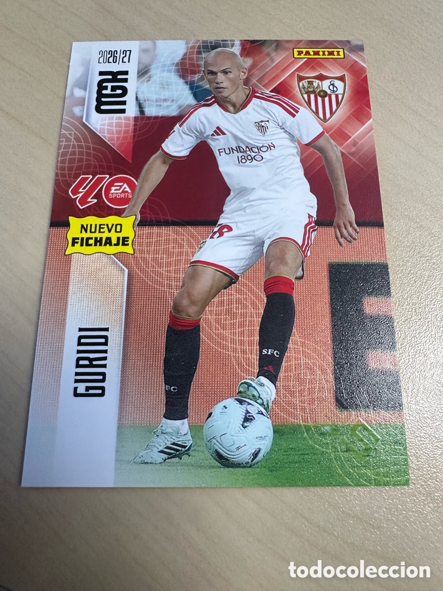 Trading cards: GURIDI SEVILLA NUEVO FICHAJE 461 MEGACRACKS 2026/27 26-27 26 27 MGK PANINI