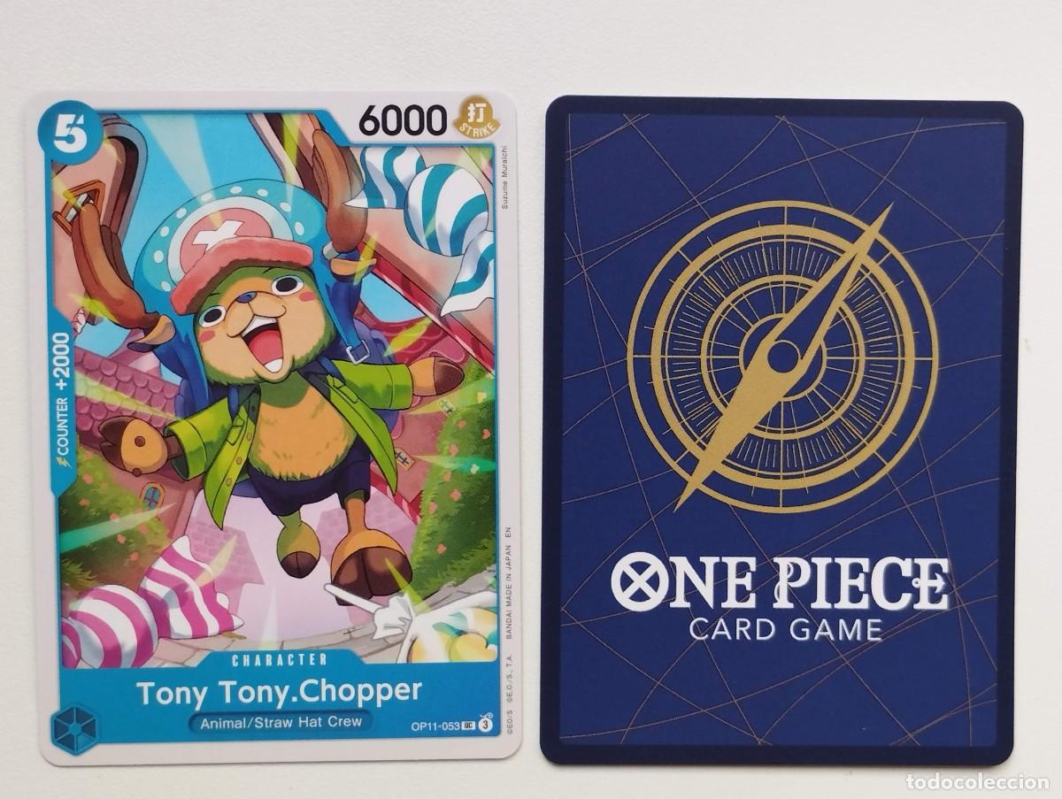 Trading cards: CROMO TRADING CARD ONE PIECE BANDAI - Tony Tony.Chopper (OP11-053) UC