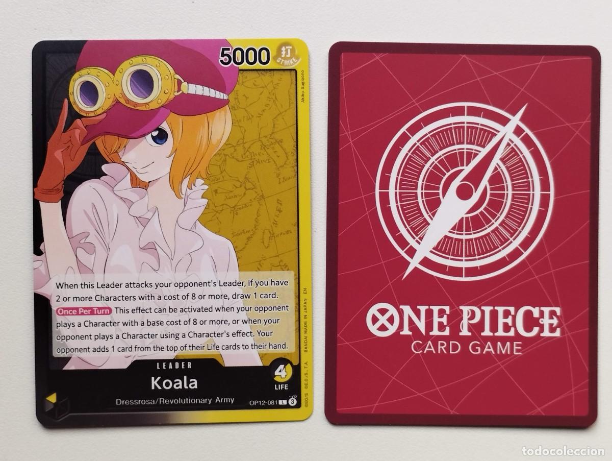 Trading cards: CROMO TRADING CARD ONE PIECE BANDAI - Koala (OP12-081) (V.1) LIDER LEADER