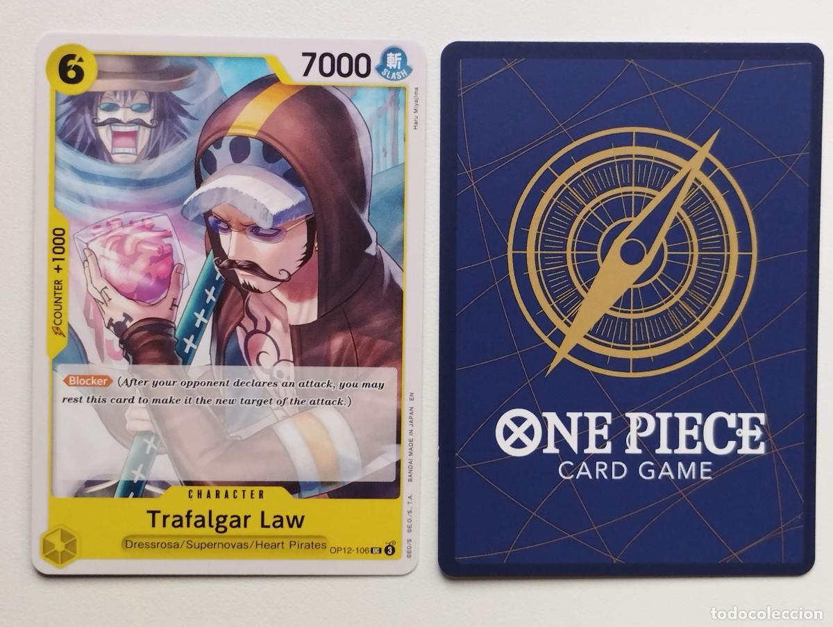 Trading cards: CROMO TRADING CARD ONE PIECE BANDAI - Trafalgar Law (OP12-106) UC