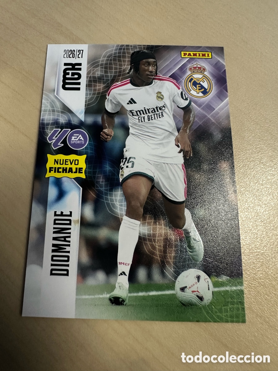 Trading cards: DIOMANDE REAL MADRID NUEVO FICHAJE 478 2&ordf; EDICI&Oacute;N MEGACRACKS 2026/27 26-27 26 27 MGK PANINI