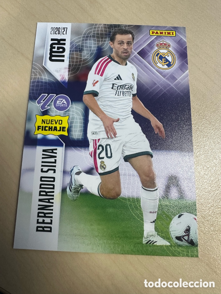 Trading cards: BERNARDO SILVA REAL MADRID NUEVO FICHAJE 488 2&ordf; EDICI&Oacute;N MEGACRACKS 2026/27 26-27 26 27 MGK PANINI