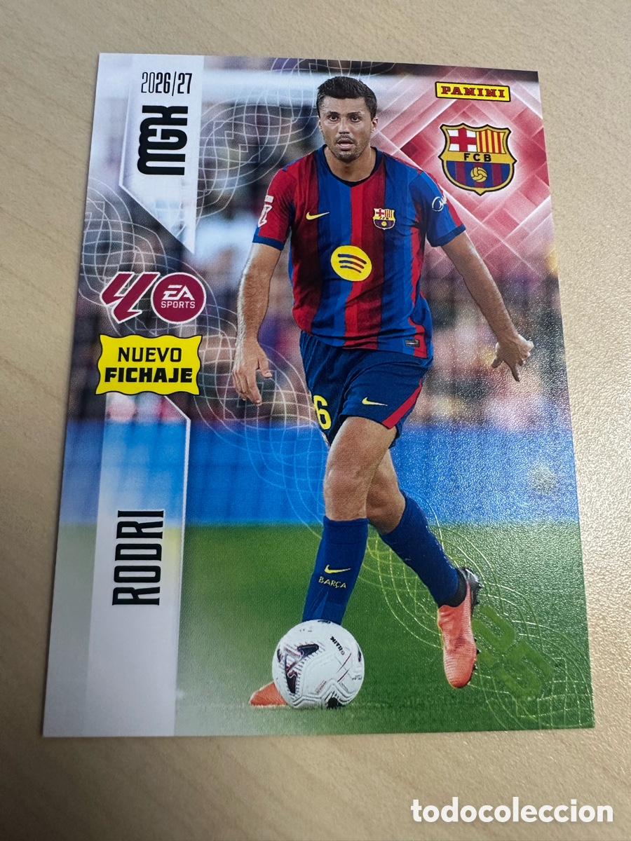 Trading cards: RODRI FC BARCELONA NUEVO FICHAJE 500 3&ordf; EDICI&Oacute;N MEGACRACKS 2026/27 26-27 26 27 MGK PANINI