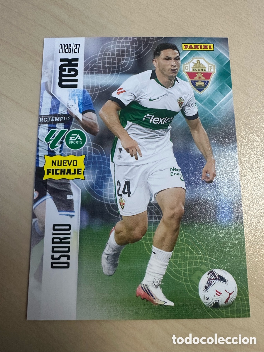 Trading cards: OSORIO ELCHE NUEVO FICHAJE 502 3&ordf; EDICI&Oacute;N MEGACRACKS 2026/27 26-27 26 27 MGK PANINI