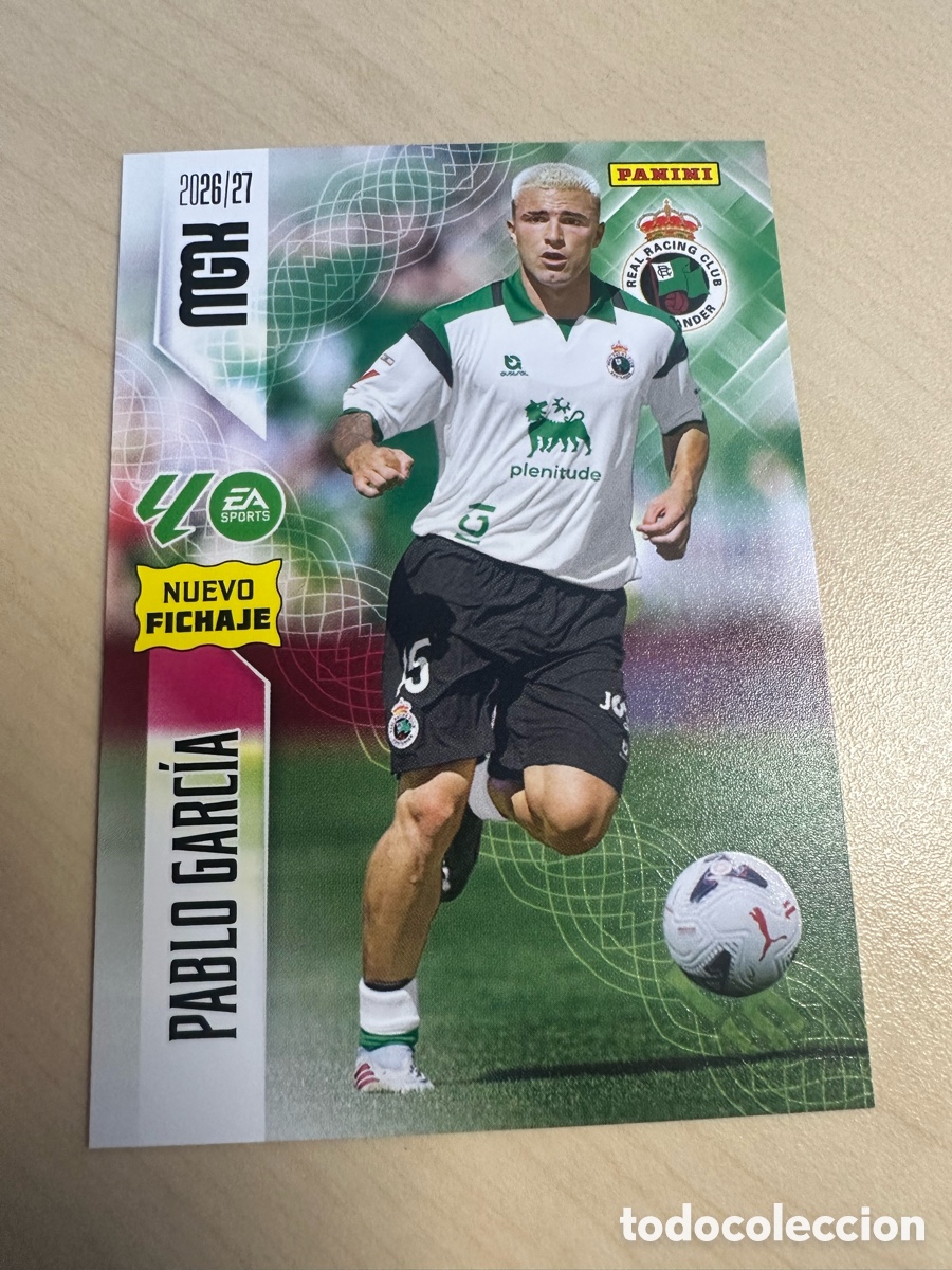 Trading cards: PABLO GARCIA RACING NUEVO FICHAJE 505 3&ordf; EDICI&Oacute;N MEGACRACKS 2026/27 26-27 26 27 MGK PANINI