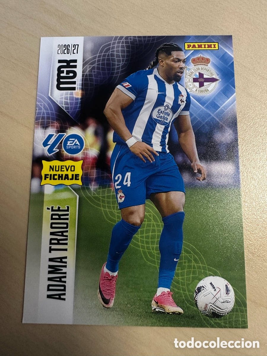 Trading cards: ADAMA TRAORE DEPORTIVO NUEVO FICHAJE 510 3&ordf; EDICI&Oacute;N MEGACRACKS 2026/27 26-27 26 27 MGK PANINI