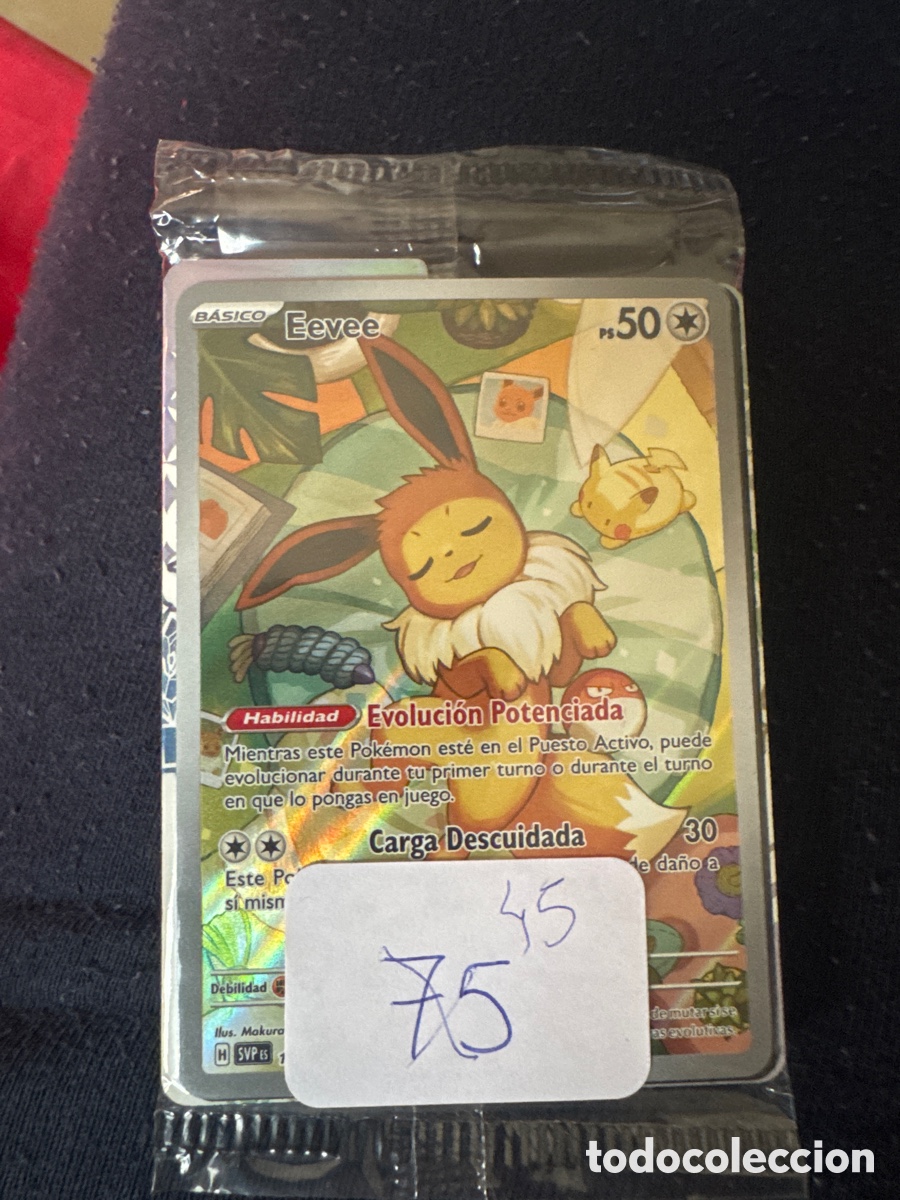 Trading cards: Carta Pok&eacute;mon sin abrir