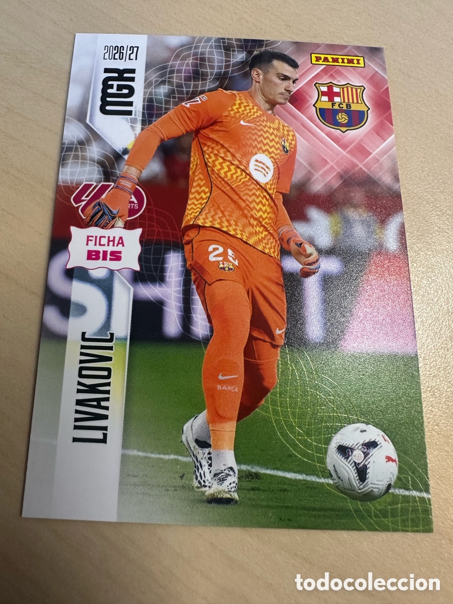 Trading cards: LIVAKOVIC FC BARCELONA 75 BIS 3&ordf; EDICION MEGACRACKS 2026/27 26-27 26 27 MGK PANINI