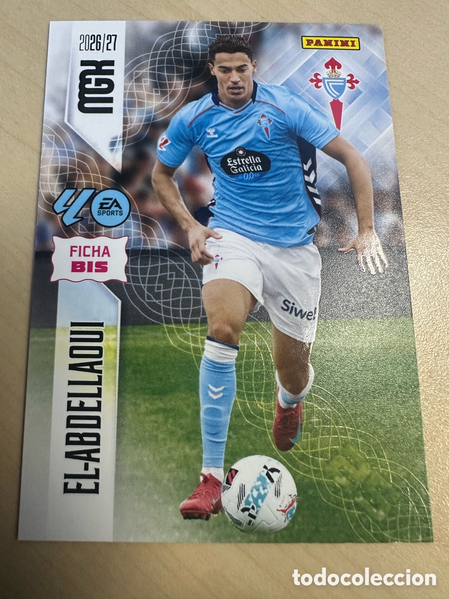 Trading cards: EL-ABDELLAOUI CELTA DE VIGO 121 BIS 3&ordf; EDICION MEGACRACKS 2026/27 26-27 26 27 MGK PANINI