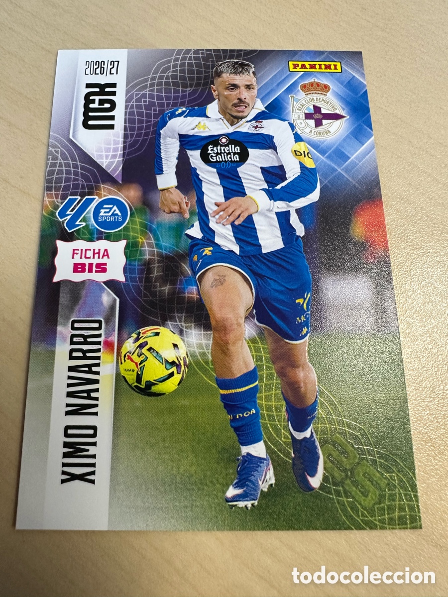 Cartes &agrave; &Eacute;changer: XIMO NAVARRO DEPORTIVO 130 BIS 3&ordf; EDICION MEGACRACKS 2026/27 26-27 26 27 MGK PANINI