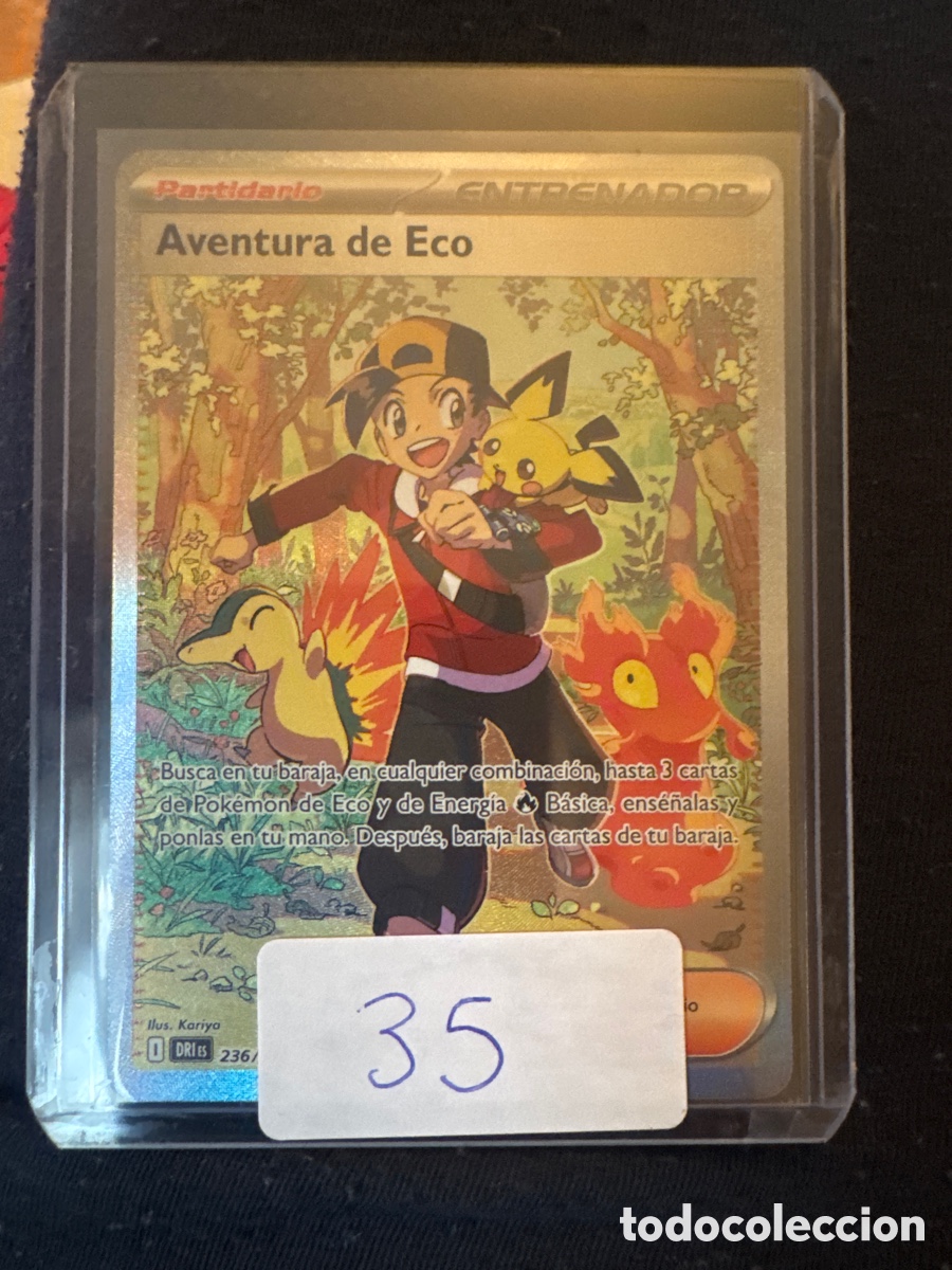 Trading cards: Carta Pok&eacute;mon del sobre a la funda - Foto 1