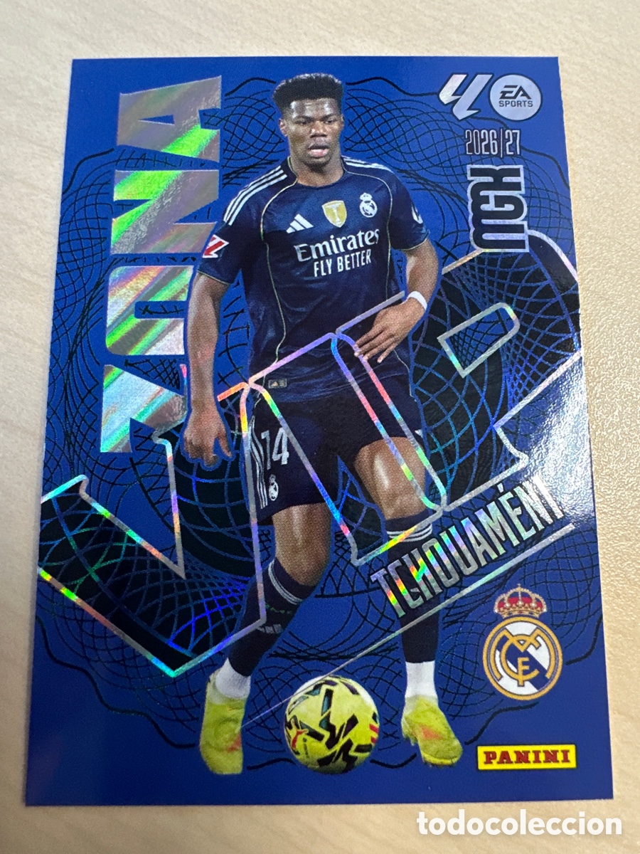 Trading cards: TCHOUAMENI REAL MADRID ZONA VIP 405 MEGACRACKS 2026/27 26-27 26 27 MGK PANINI