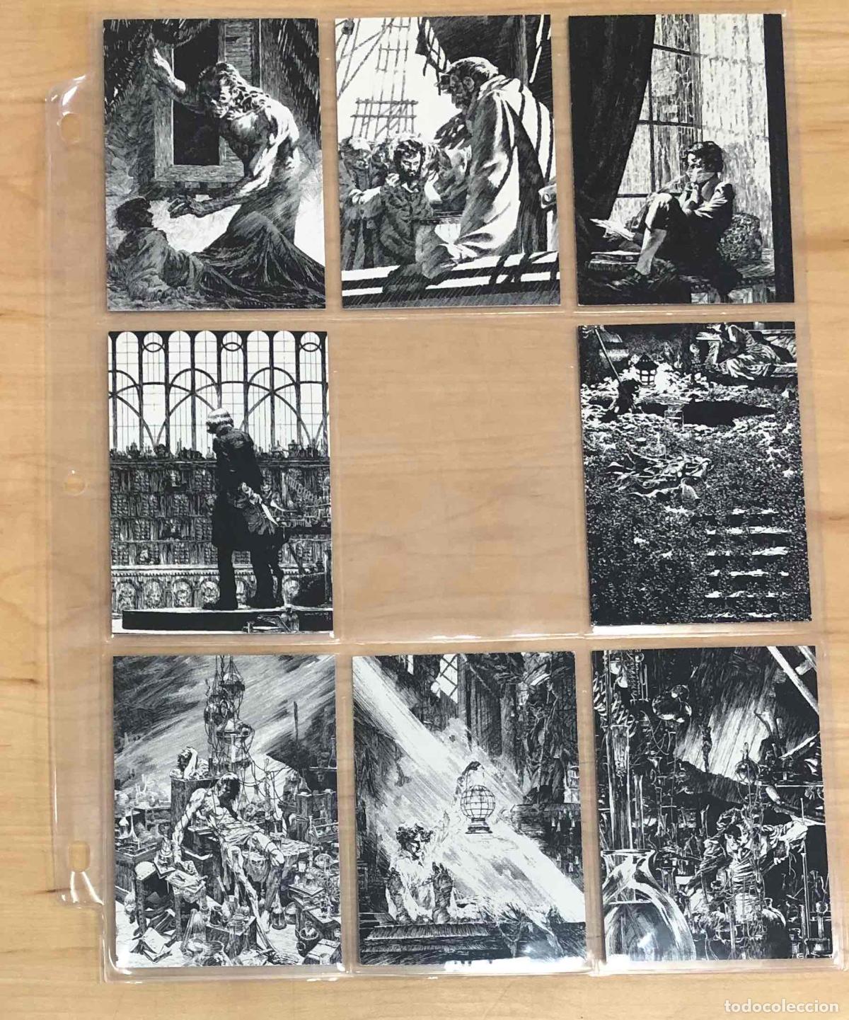 Trading cards: TRADING CARDS FRANKENSTEIN INCOMPLETA. FALTAN 5, 28, 35 DE UN TOTAL DE 45. 1993, BERNIE WRIGHTSON