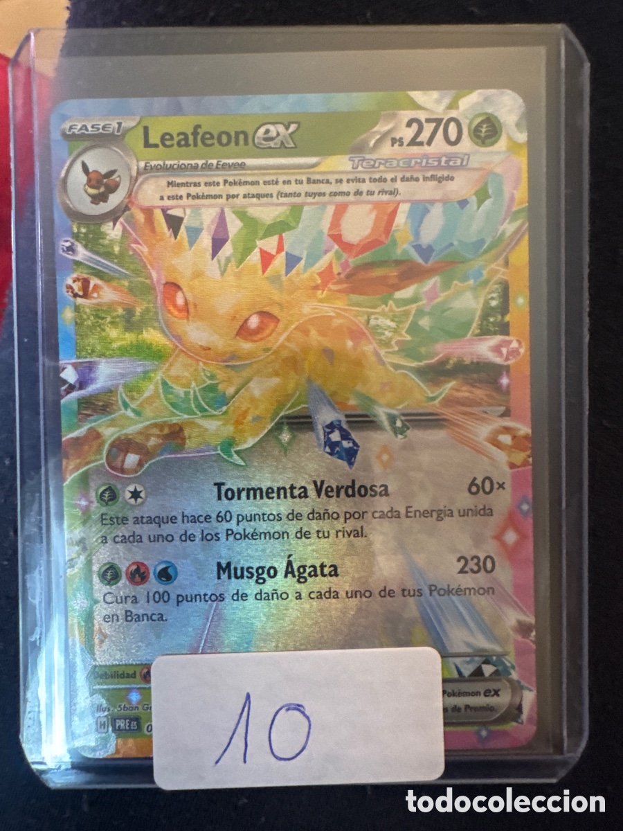 Trading cards: Carta Pok&eacute;mon del sobre a la funda