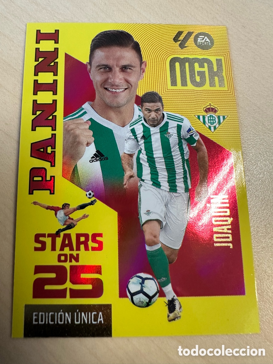 Trading cards: JOAQUIN REAL BETIS 431 STARS ON 25 ANIVERSARIO MEGACRACKS 2026/27 26-27 26 27 MGK PANINI