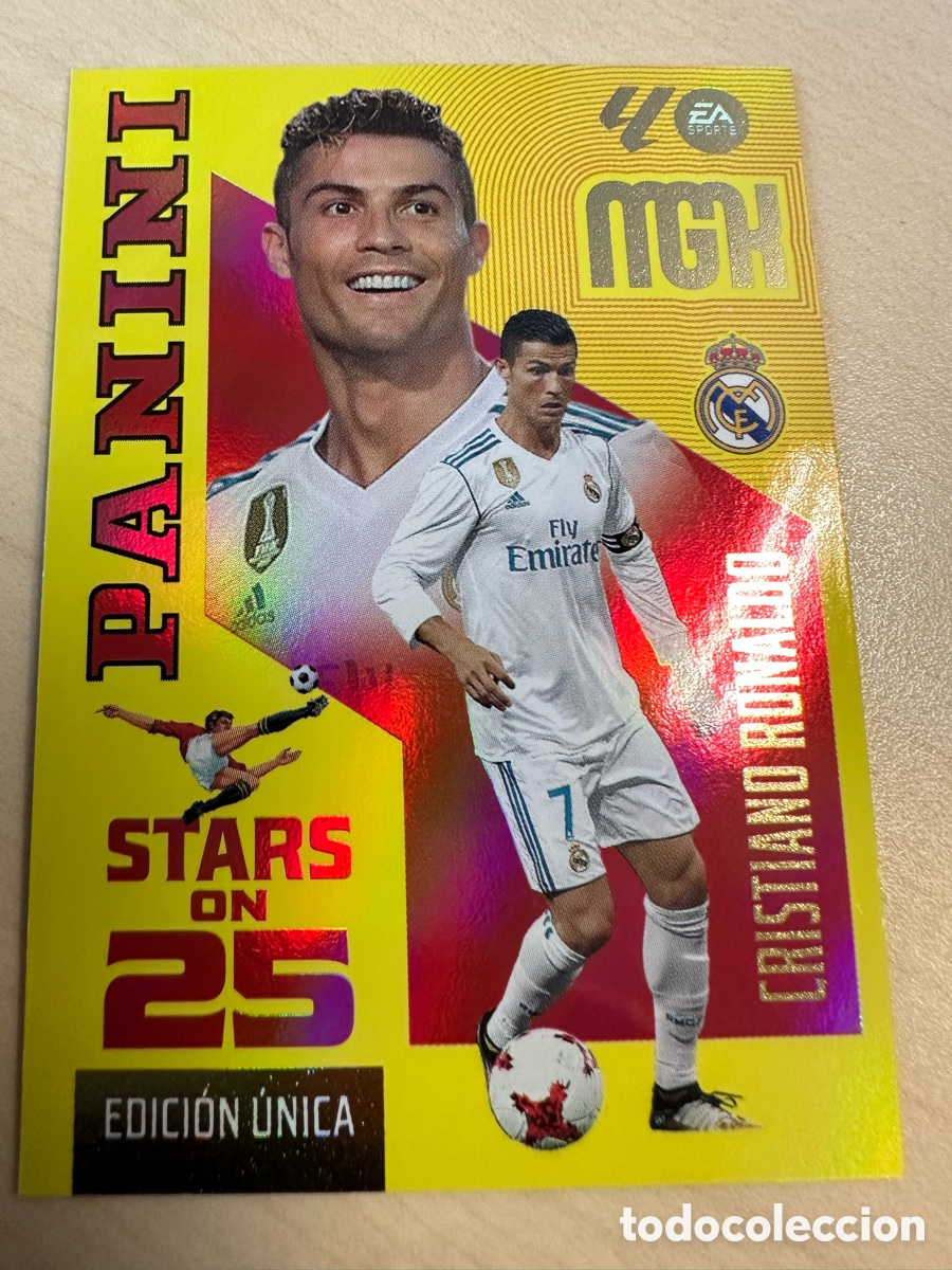 Trading cards: CRISTIANO RONALDO REAL MADRID 442 STARS ON 25 ANIVERSARIO MEGACRACKS 2026/27 26-27 26 27 MGK PANINI