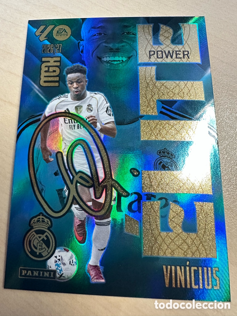 Trading cards: VINICIUS REAL MADRID ELITE POWER 18P MEGACRACKS 2026/27 26-27 26 27 MGK PANINI