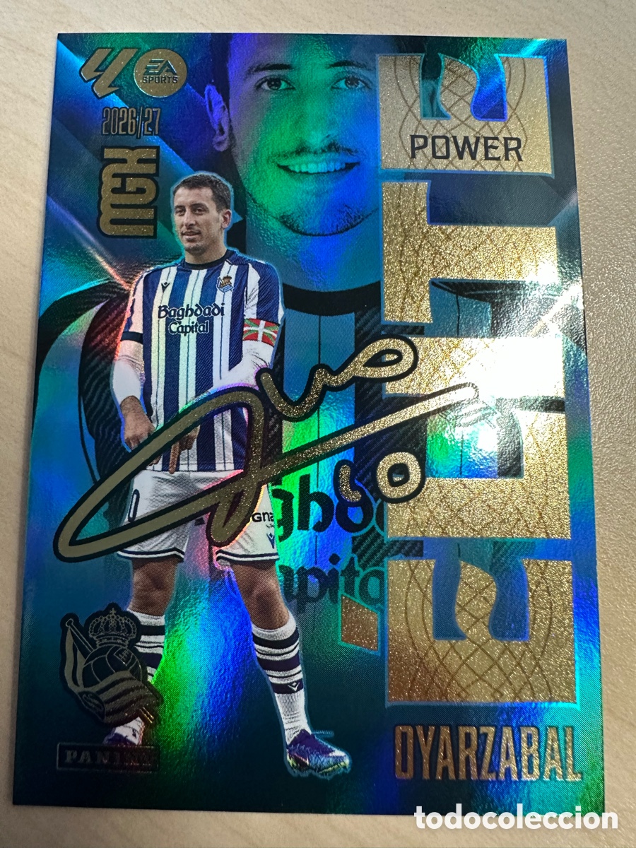 Trading cards: OYARZABAL REAL SOCIEDAD ELITE POWER 13P MEGACRACKS 2026/27 26-27 26 27 MGK PANINI