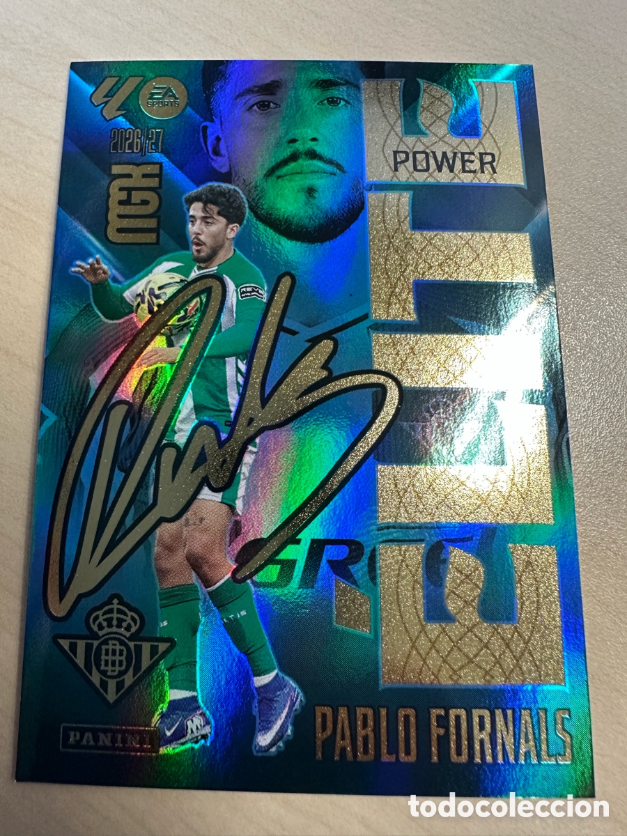 Trading cards: PABLO FORNALS REAL BETIS ELITE POWER 14P MEGACRACKS 2026/27 26-27 26 27 MGK PANINI