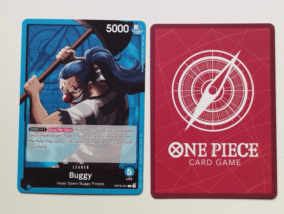 Trading cards: CROMO TRADING CROMO TRADING CARD ONE PIECE BANDAI - Buggy (OP16-041) (V.1) LIDER LEADER