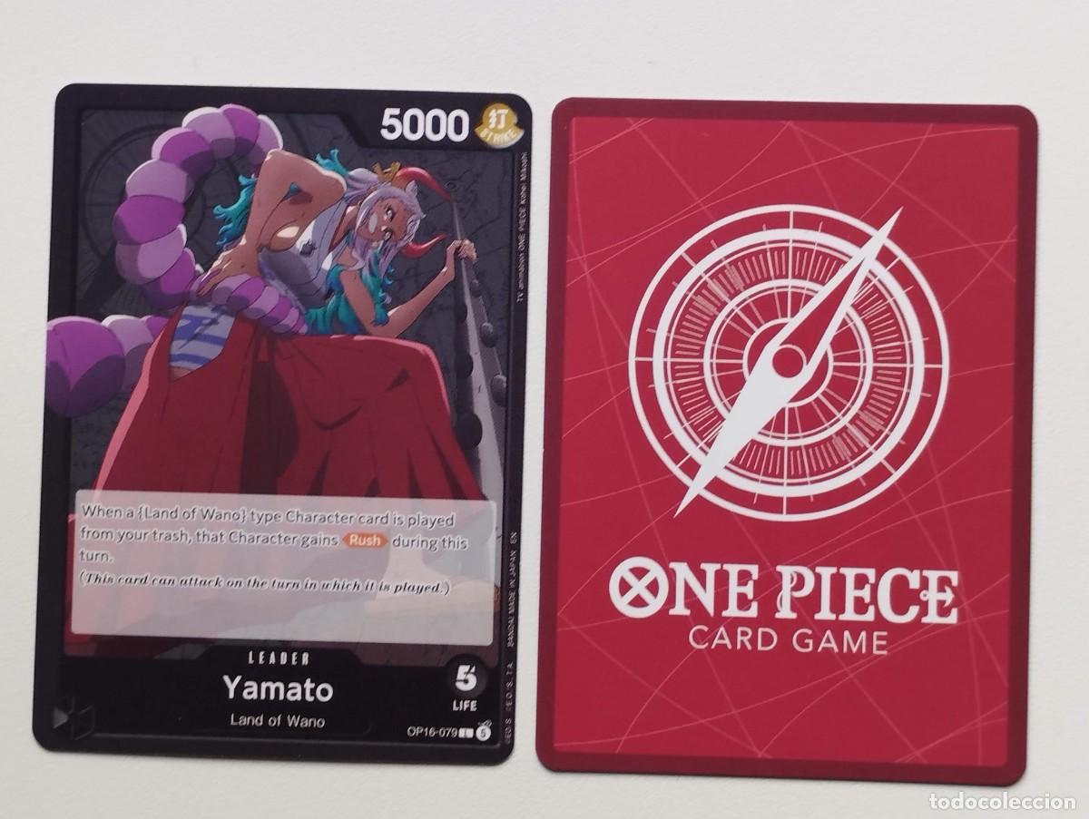 Trading cards: CROMO TRADING CROMO TRADING CARD ONE PIECE BANDAI - Yamato (OP16-079) (V.1) LIDER LEADER