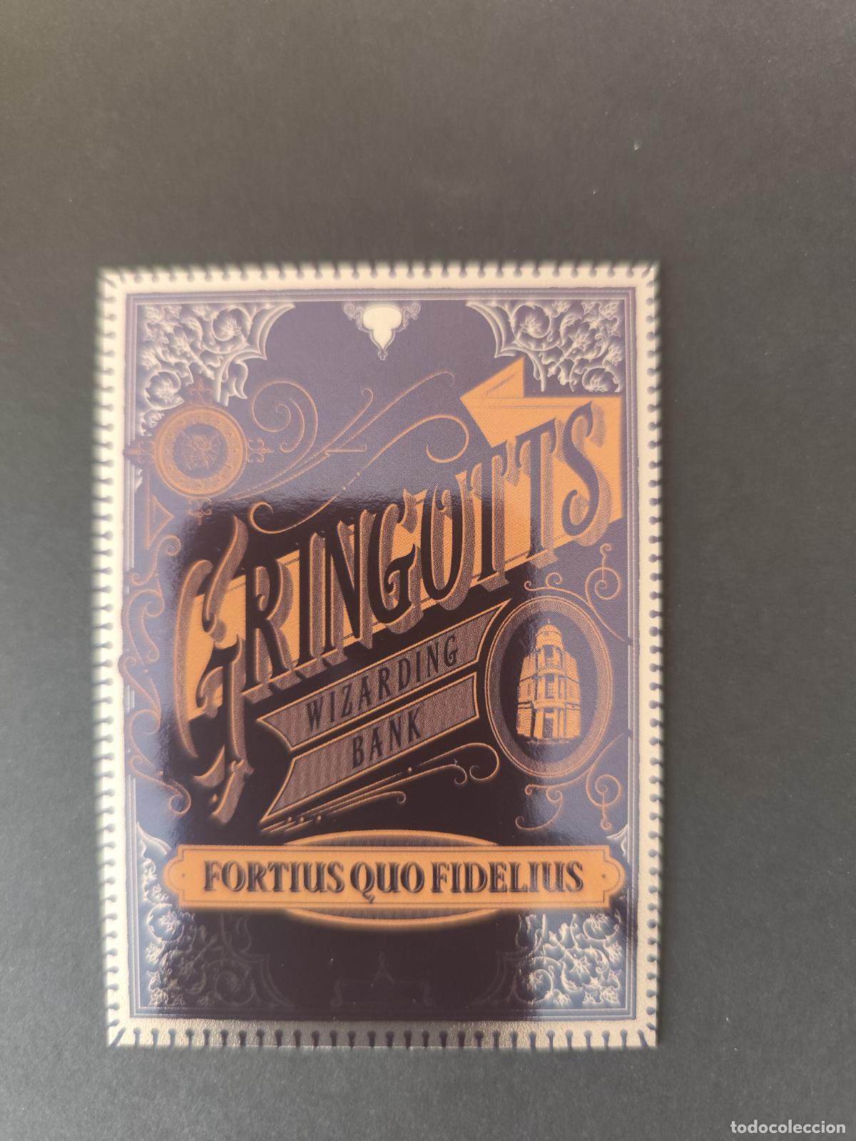 Trading Cards: CARD 11 GRINGOTTS WIZARDING BANK GREETINGS FOIL BRILLO HARRY POTTER ALWAYS 2026 PANINI