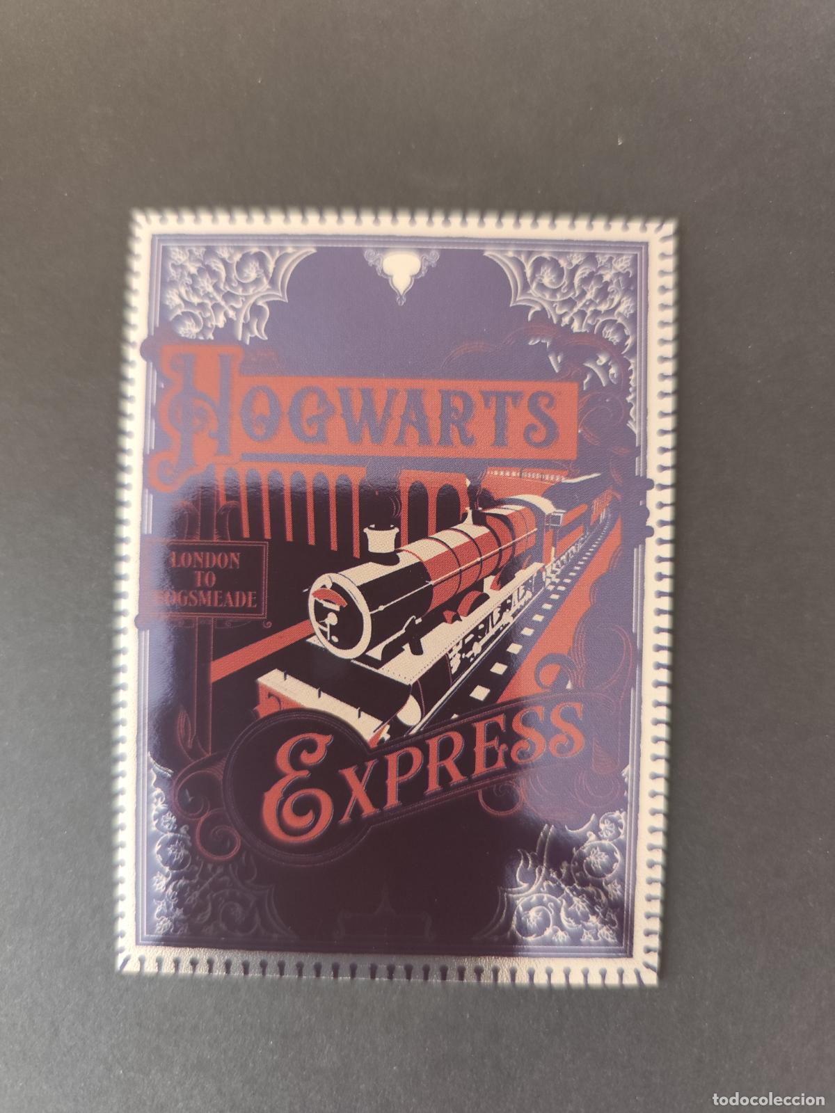 Trading cards: CARD 17 HOGWARTS EXPRESS GREETINGS FOIL BRILLO HARRY POTTER ALWAYS 2026 PANINI