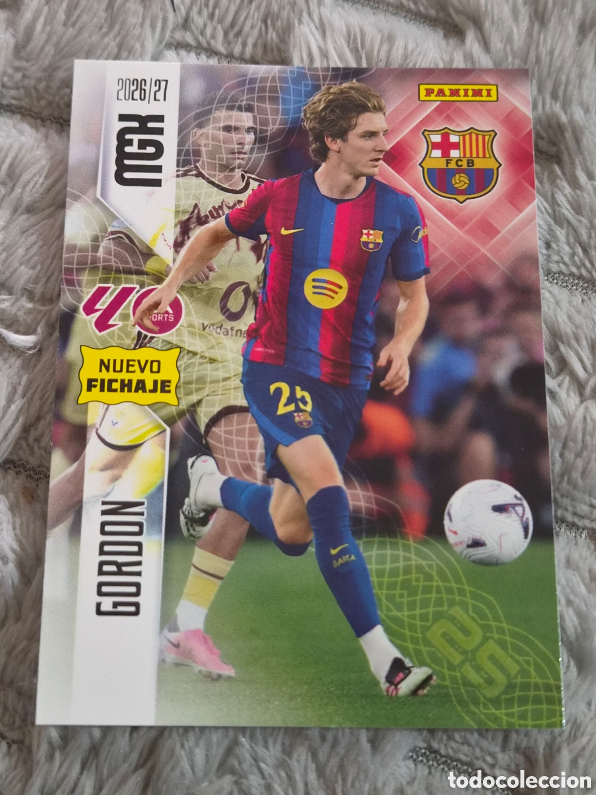 Trading cards: 468 - GORDON , BARCELONA NUEVO FICHAJE MEGACRACKS 2026 2027