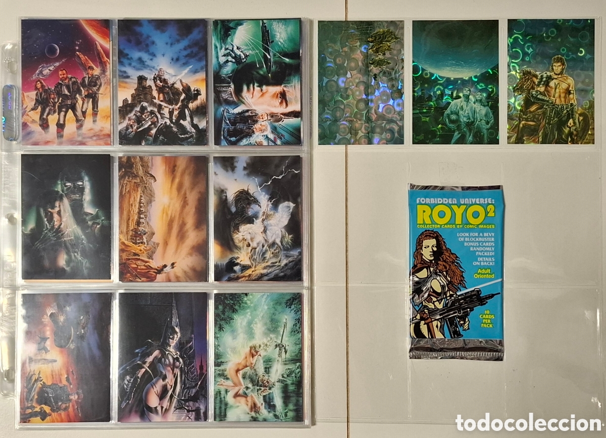 Trading cards: Luis Royo series 2 Forbidden Universe set + 3 esp