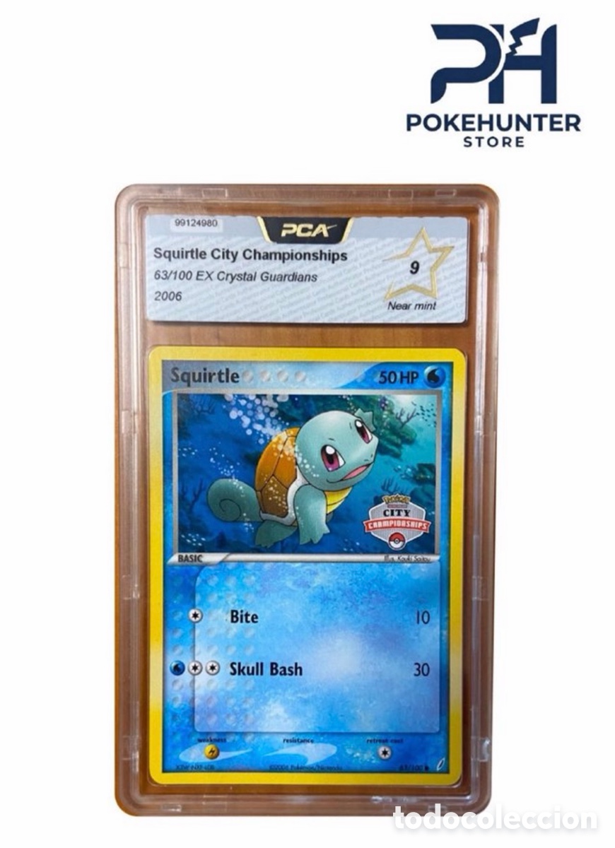 Trading cards: Carta Pok&eacute;mon Squirtle PCA 9 EX Crystal Guardians