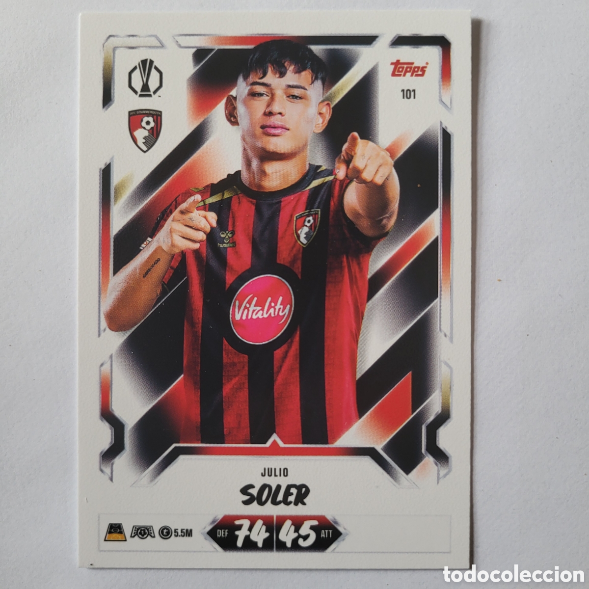 Trading cards: 101 Julio Soler / Match Attax UCC 2026