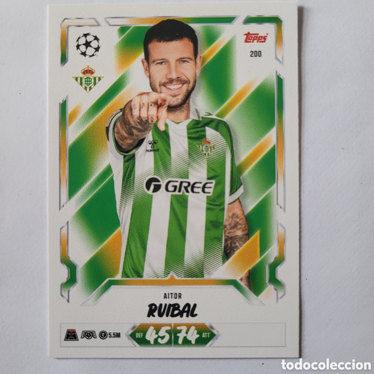 Trading cards: 200 Aitor Rubial / Match Attax UCC 2026