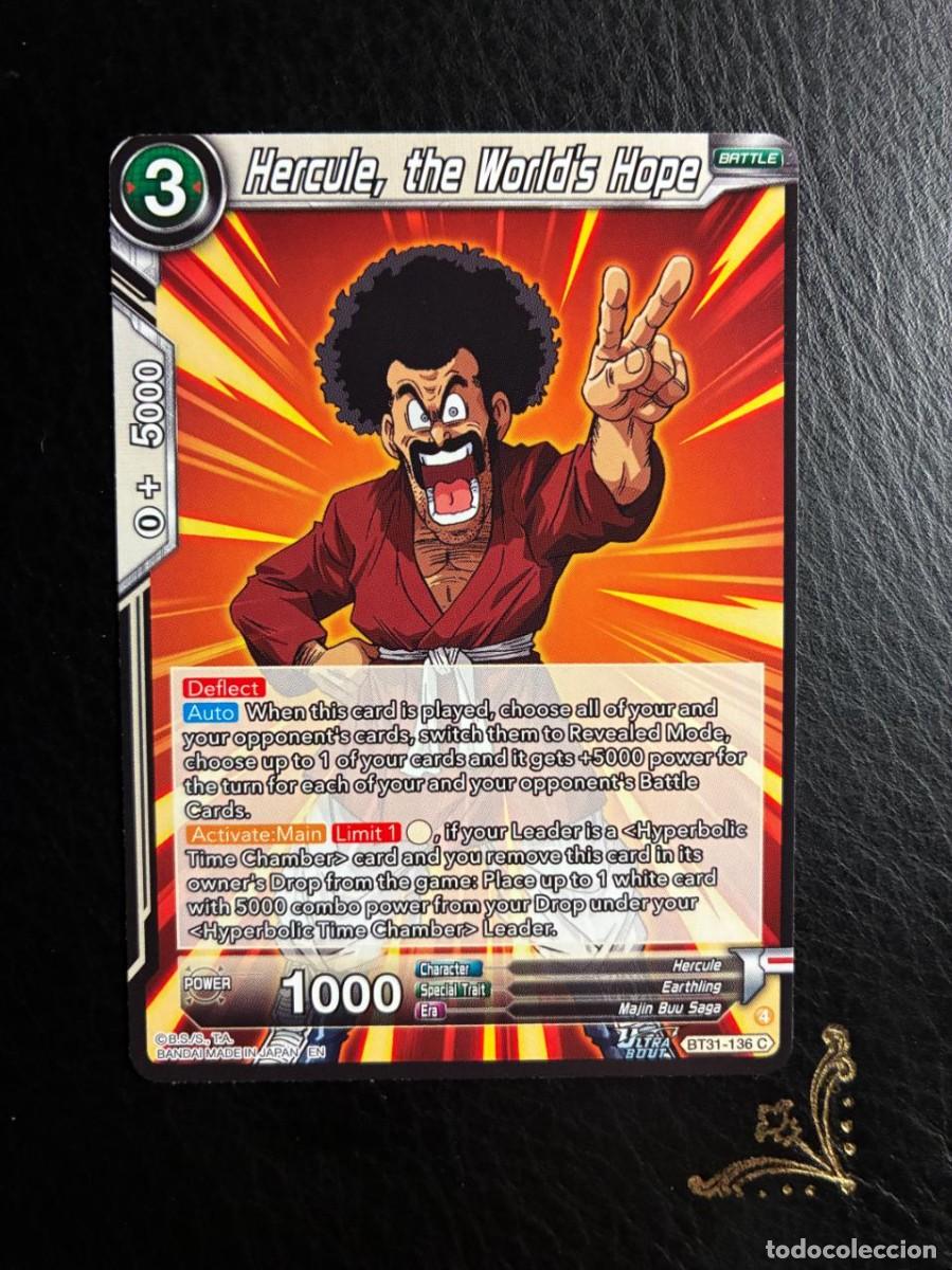 Trading cards: BT31-136 Hercule, the World's Hope DRAGON BALL IMPACT BEYOND DIMENSIONS