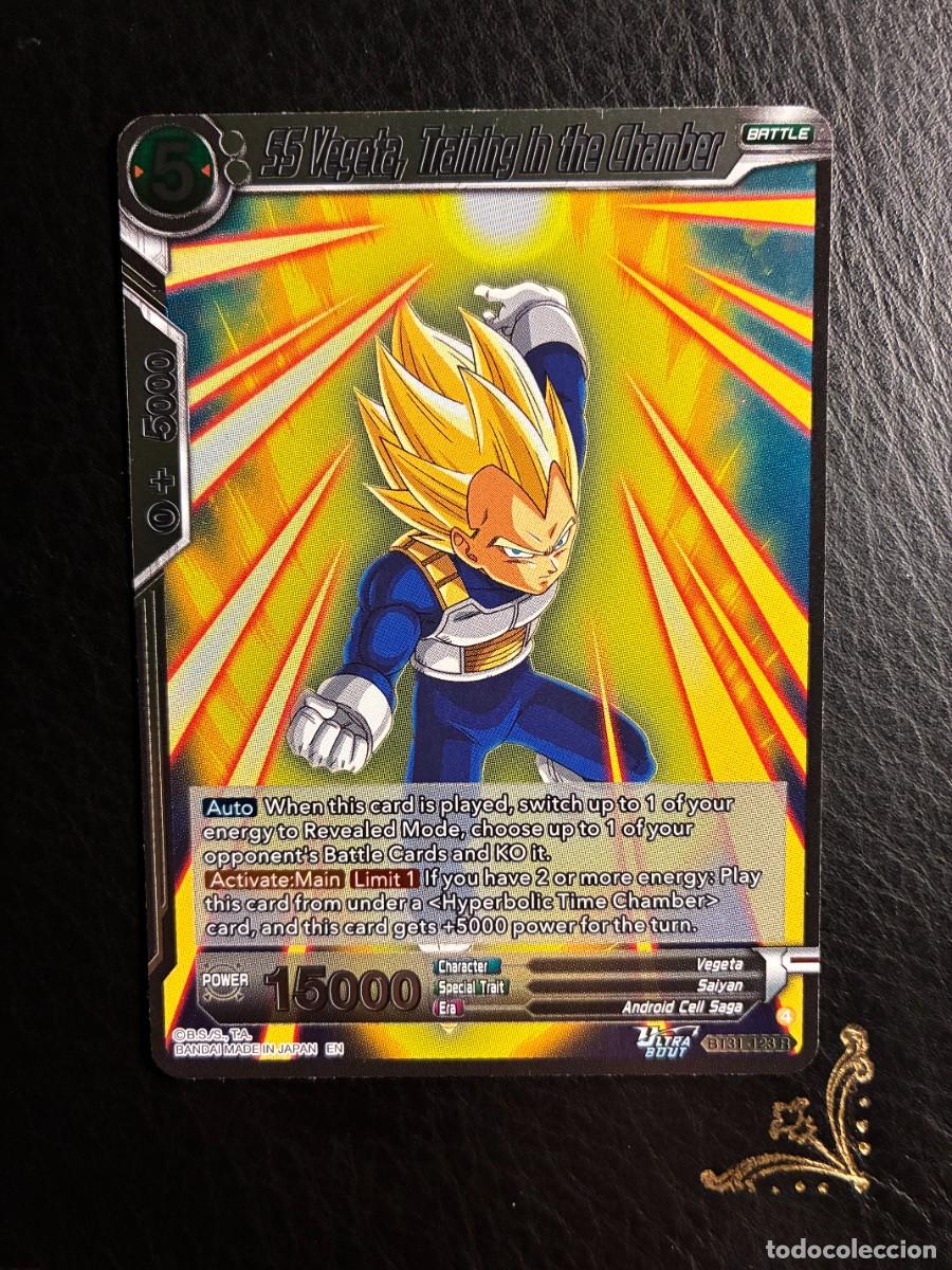 Trading cards: BT31-123 R, SS Vegeta, Training in the Chamber DRAGON BALL IMPACT BEYOND DIMENSIONS