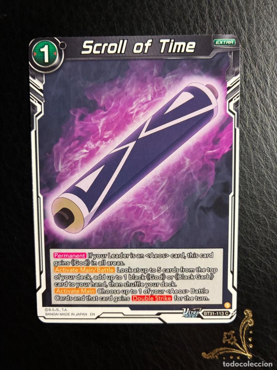 Trading cards: BT31-113 Scroll of Time DRAGON BALL IMPACT BEYOND DIMENSIONS