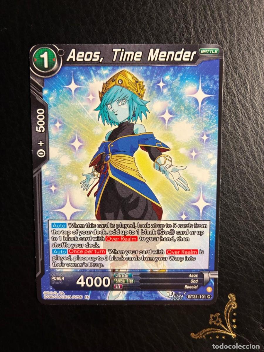 Trading cards: BT31-101 Aeos, Time Mender DRAGON BALL IMPACT BEYOND DIMENSIONS