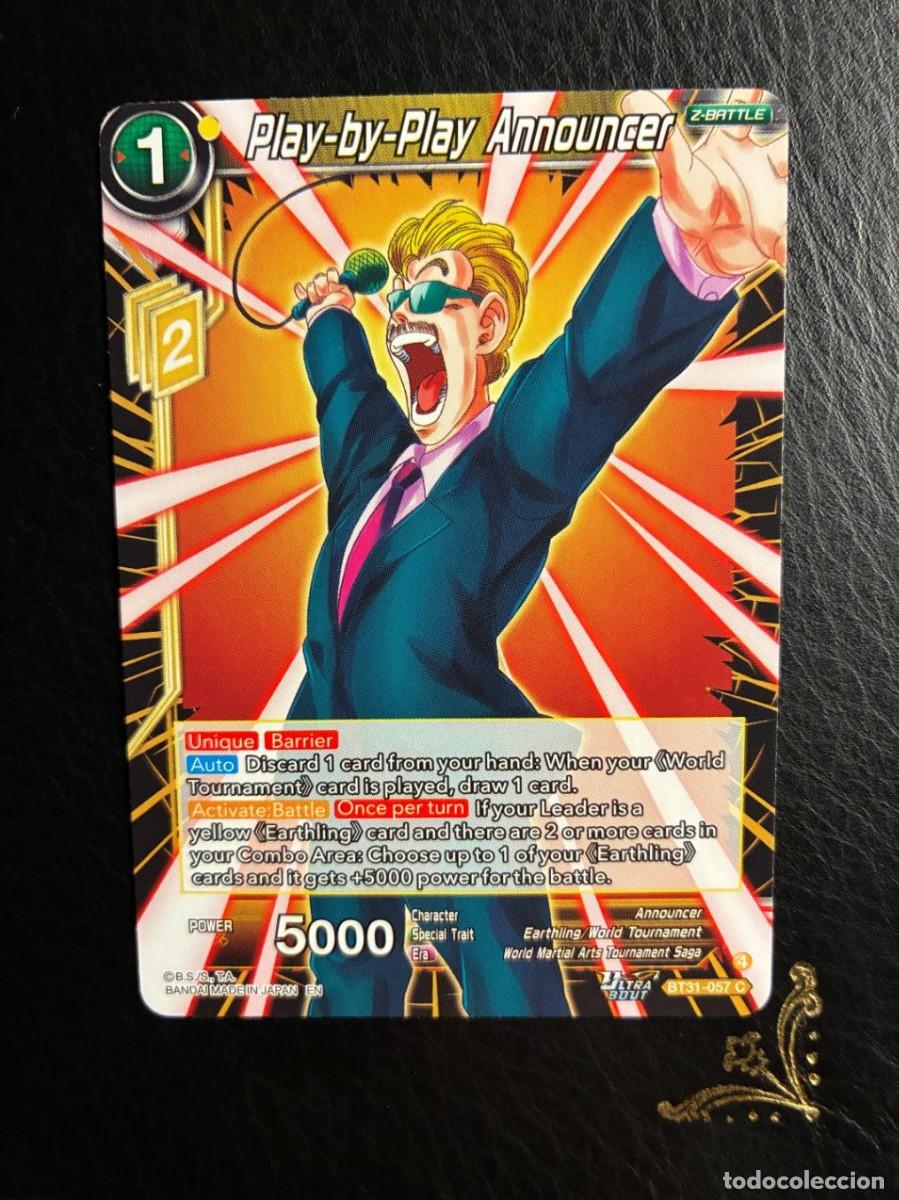 Trading cards: BT31-57 Play-by-Play Announcer DRAGON BALL IMPACT BEYOND DIMENSIONS