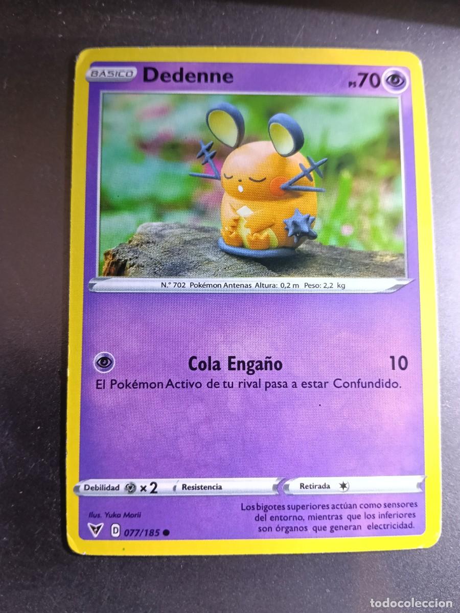 Trading cards: CROMO CARTA DEDENNE 77/185 COLA ENGA&Ntilde;O N&deg;702 POK&Eacute;MON