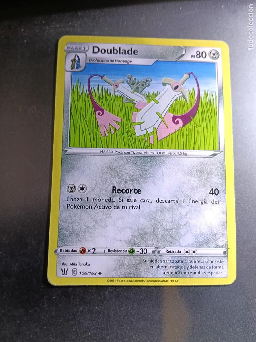 Sammelkarten: CROMO CARTA DOUBLADE 106/163 RECORTE N&deg;680 POK&Eacute;MON 2021