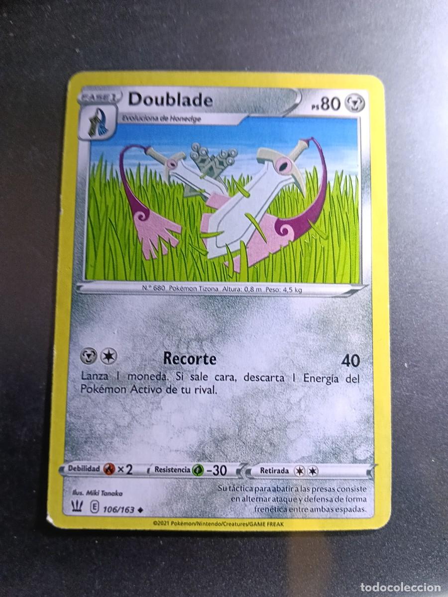Trading cards: CROMO CARTA DOUBLADE 106/163 RECORTE N&deg;680 POK&Eacute;MON 2021
