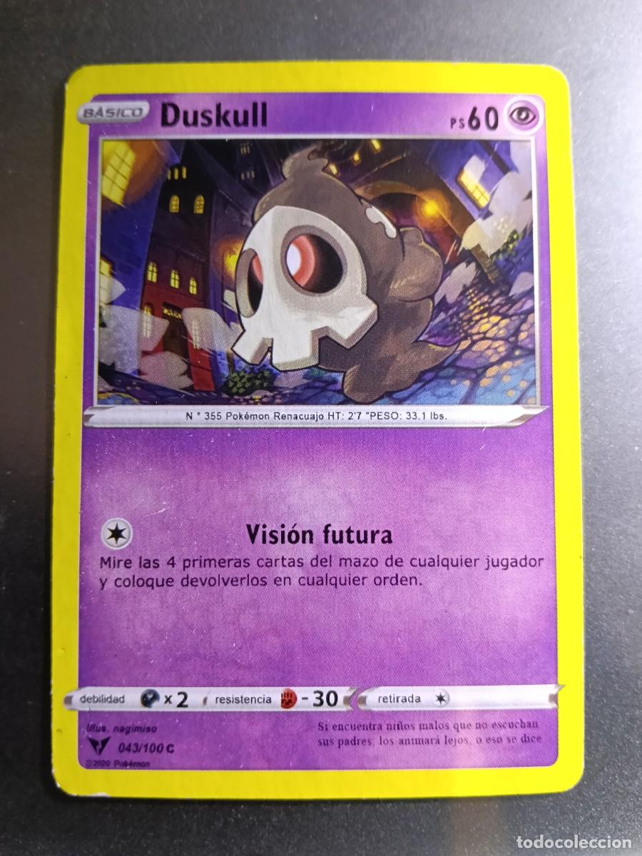 Sammelkarten: CROMO CARTA DUSKULL 43/100 VISION FUTURA N&deg;355 POK&Eacute;MON 2020